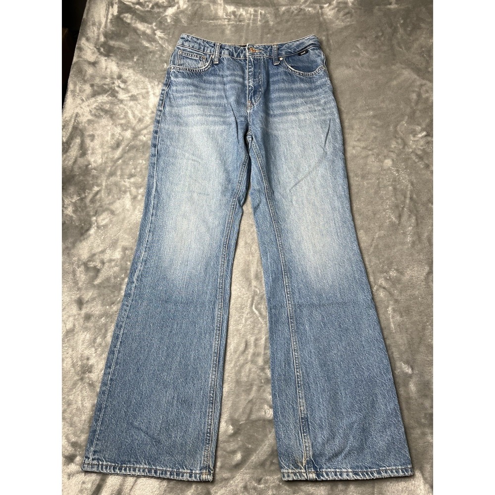 Mavi Gold Jeans Women Size‎ 28 Flared Blue Wash Bootcut Y2K Western